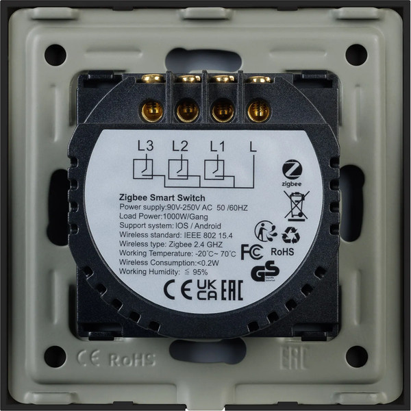 Изображение товара Выключатель Arlight SWT-OMALI-S03-ZB-BK / 050046