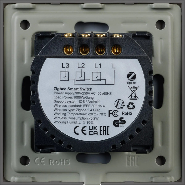 Изображение товара Выключатель Arlight SWT-OMALI-S03-ZB-GR / 050047