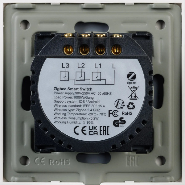 Изображение товара Выключатель Arlight SWT-OMALI-S03-ZB-WH / 050042