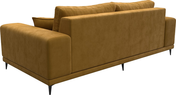 Изображение товара Диван Лига Диванов Льюес / 126687 (велюр Brut 10 желтый)