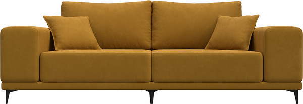 Изображение товара Диван Лига Диванов Льюес / 126687 (велюр Brut 10 желтый)