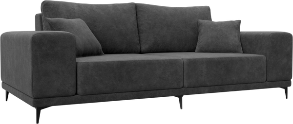 Изображение товара Диван Лига Диванов Льюес / 126688 (велюр Brut 16 темно-серый)