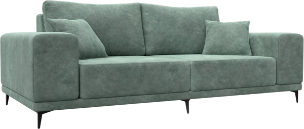 Изображение товара Диван Лига Диванов Льюес / 126689 (велюр Brut 08 зеленый)