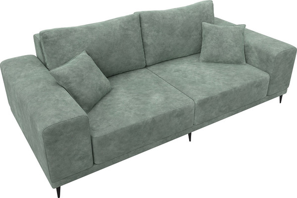 Изображение товара Диван Лига Диванов Льюес / 126689 (велюр Brut 08 зеленый)