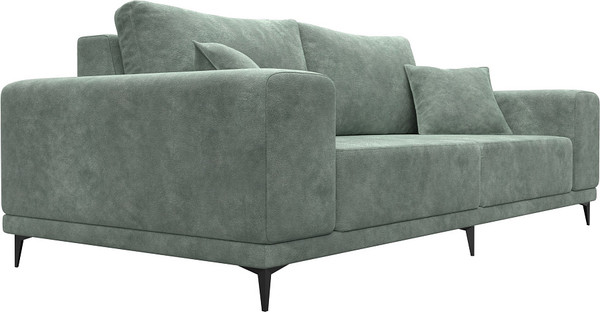 Изображение товара Диван Лига Диванов Льюес / 126689 (велюр Brut 08 зеленый)