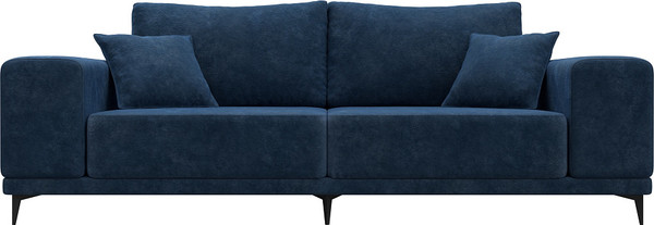 Изображение товара Диван Лига Диванов Льюес / 126690 (велюр Brut 11 синий)