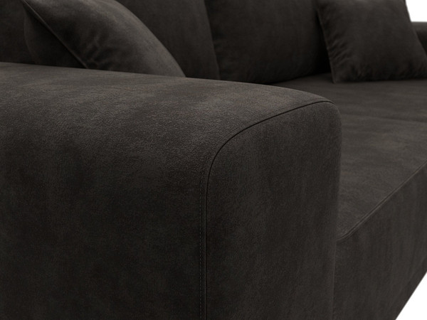 Изображение товара Диван Лига Диванов Льюес / 126691 (велюр Brut 17 коричневый)