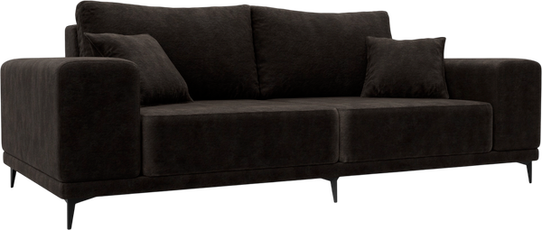 Изображение товара Диван Лига Диванов Льюес / 126691 (велюр Brut 17 коричневый)