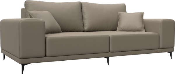 Изображение товара Диван Лига Диванов Льюес / 126692 (экокожа Grifon 04 бежевый)