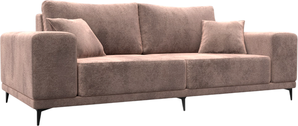 Изображение товара Диван Лига Диванов Льюес / 126698 (велюр Tower 05 бежевый)