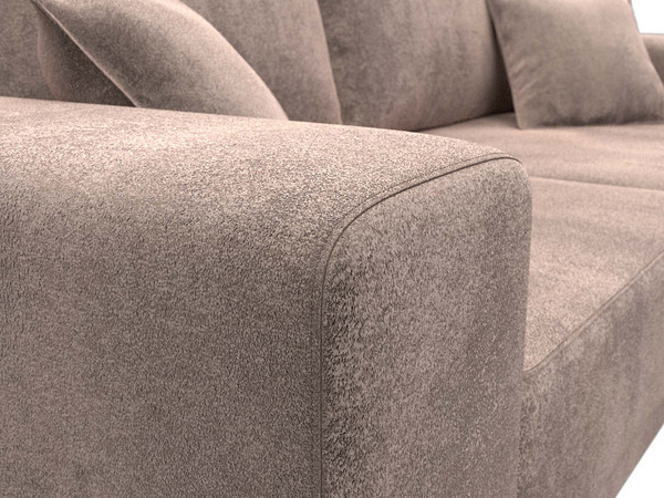 Изображение товара Диван Лига Диванов Льюес / 126698 (велюр Tower 05 бежевый)