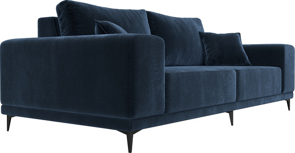 Изображение товара Диван Лига Диванов Льюес / 126699 (велюр Tower 13 синий)