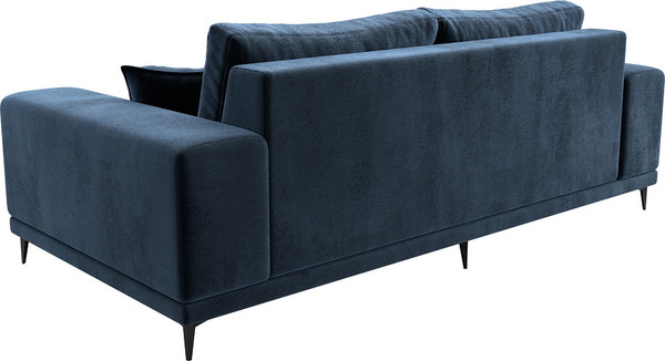 Изображение товара Диван Лига Диванов Льюес / 126699 (велюр Tower 13 синий)