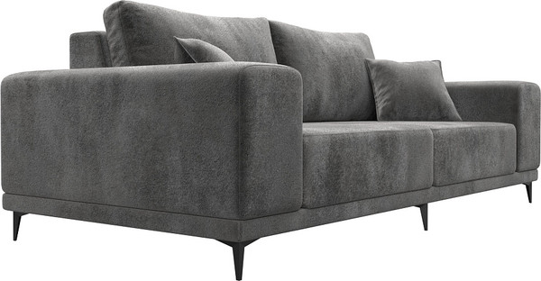 Изображение товара Диван Лига Диванов Льюес / 126700 (велюр Tower 10 серый)