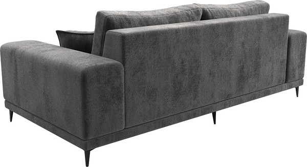 Изображение товара Диван Лига Диванов Льюес / 126700 (велюр Tower 10 серый)