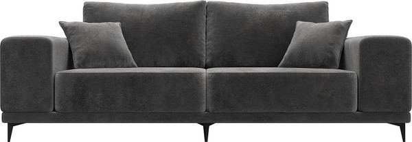 Изображение товара Диван Лига Диванов Льюес / 126700 (велюр Tower 10 серый)