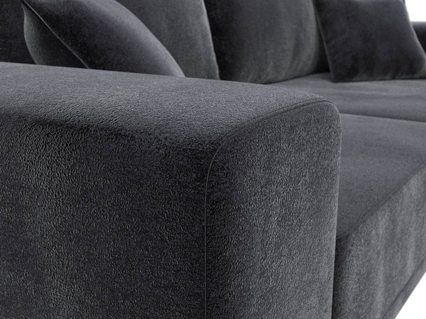 Изображение товара Диван Лига Диванов Льюес / 127264 (велюр Tower 11 темно-серый)