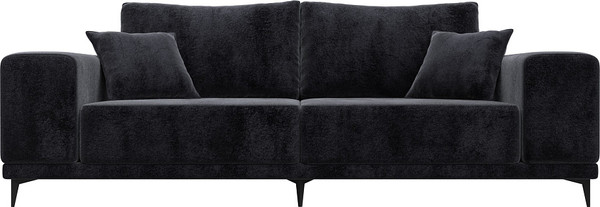 Изображение товара Диван Лига Диванов Льюес / 127264 (велюр Tower 11 темно-серый)