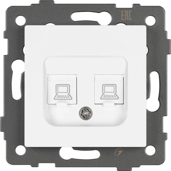 Изображение товара Розетка Arlight SCT-MPC2-PL-WH-V / 049854