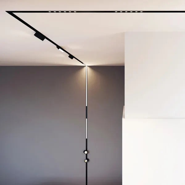 Изображение товара Коннектор для трековой системы Arlight MAG-CON-2538-F-L90-INT BK / 034230