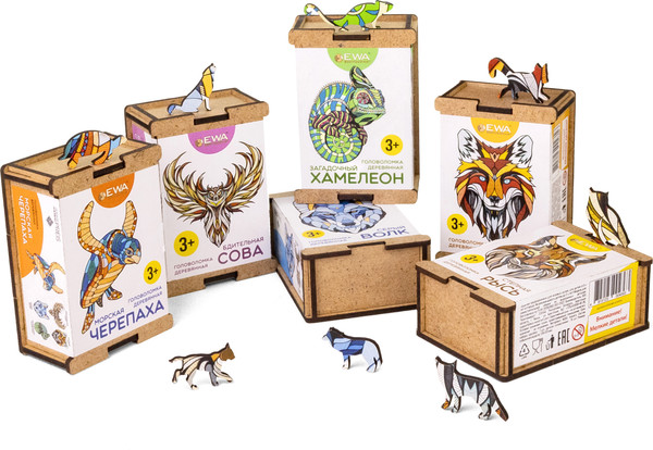 Изображение товара Пазл EWA Мини. Серый Волк