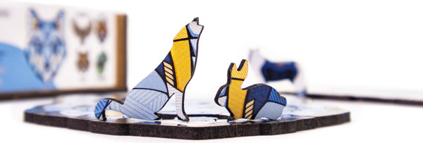 Изображение товара Пазл EWA Мини. Серый Волк