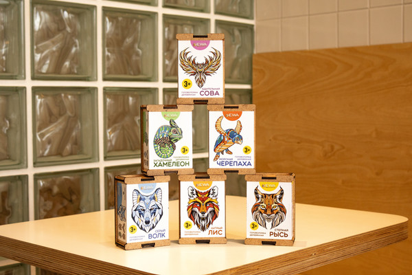 Изображение товара Пазл EWA Мини. Серый Волк