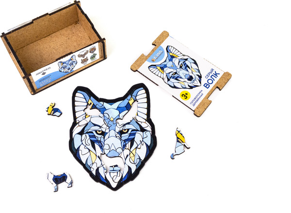 Изображение товара Пазл EWA Мини. Серый Волк