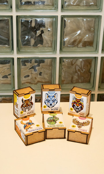 Изображение товара Пазл EWA Мини. Серый Волк