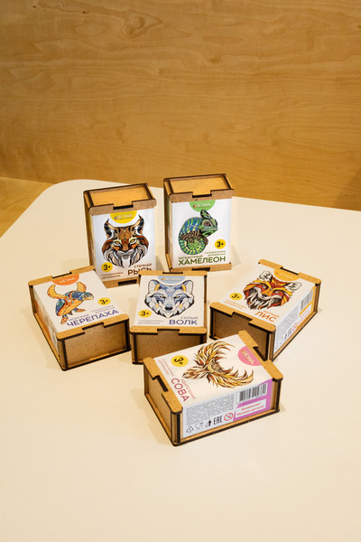 Изображение товара Пазл EWA Мини. Серый Волк