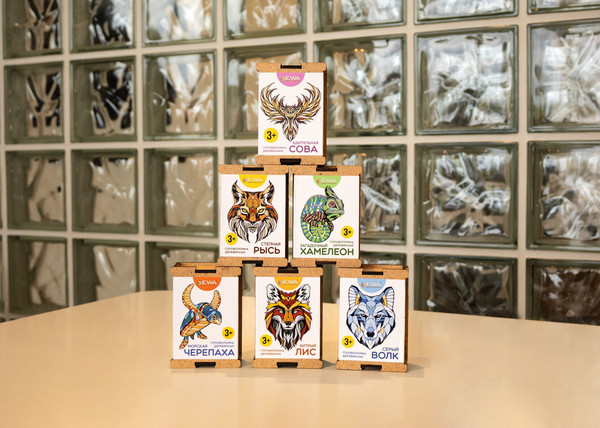 Изображение товара Пазл EWA Мини. Серый Волк