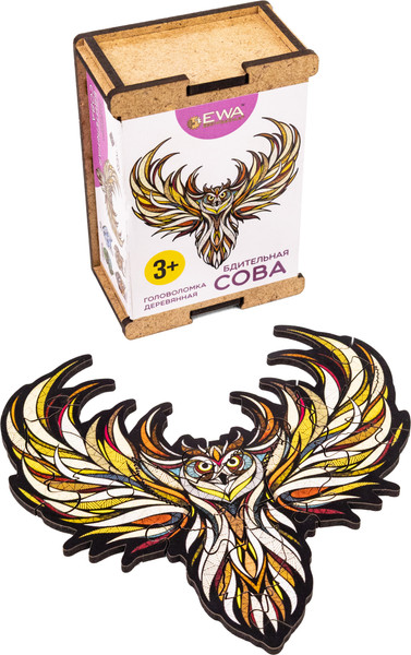 Изображение товара Пазл EWA Мини. Бдительная сова