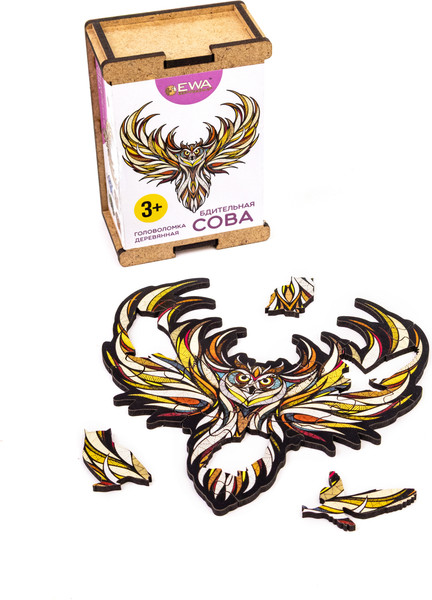Изображение товара Пазл EWA Мини. Бдительная сова