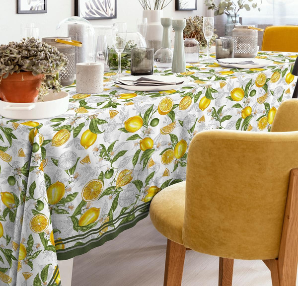 Изображение товара Скатерть Текстильный городок Lemon / ТХбК35072-1/150 (150x180)