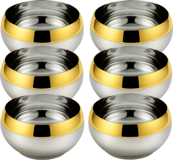 Изображение товара Набор чаш сервировочных Zepter Барон / LS-160-12-DG (6шт)