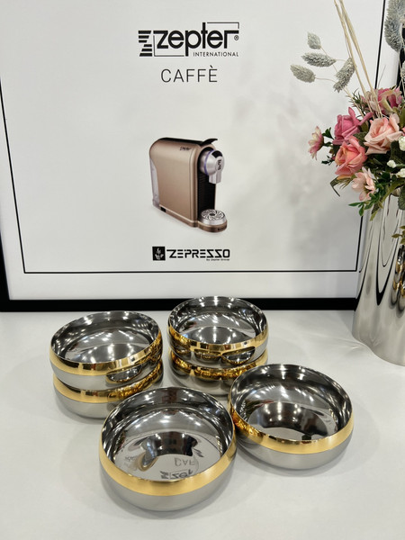 Изображение товара Набор чаш сервировочных Zepter Барон / LS-160-12-DG (6шт)