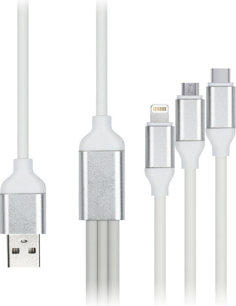Изображение товара Кабель SmartBuy iK-312QBOMB (белый)