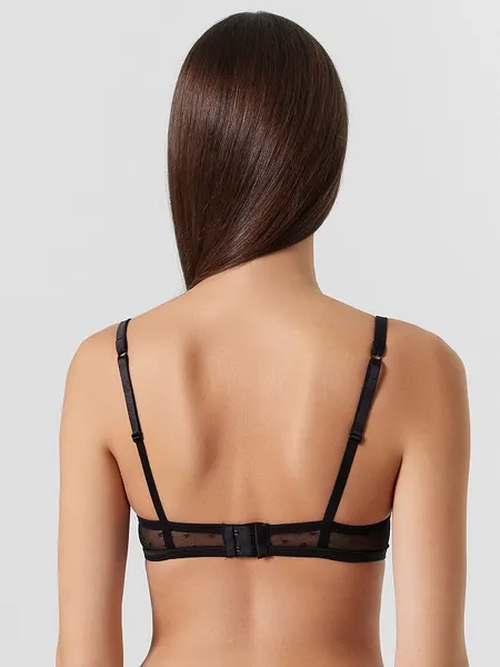 Изображение товара Бюстгальтер Mark Formelle 512450 (р.75B, черный в сердечки)