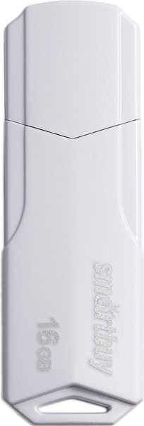 Изображение товара USB flash накопитель SmartBuy Clue 16Gb / SB16GBCLU-W (белый)