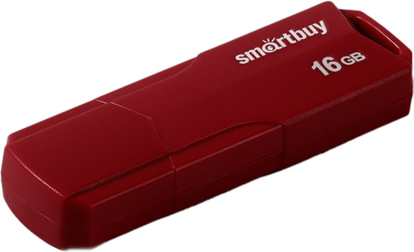 Изображение товара USB flash накопитель SmartBuy Clue 16Gb / SB16GBCLU-BG (бордовый)