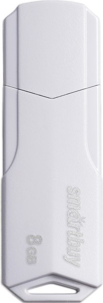 Изображение товара USB flash накопитель SmartBuy Clue 8Gb / SB8GBCLU-W (белый)
