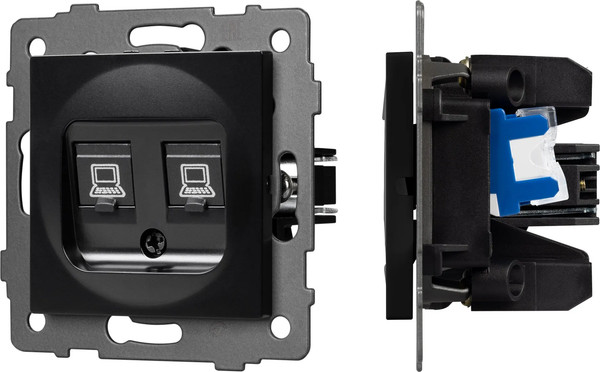 Изображение товара Розетка Arlight SCT-MPC2-PL-BK-V / 049853