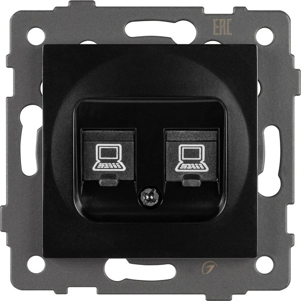 Изображение товара Розетка Arlight SCT-MPC2-PL-BK-V / 049853