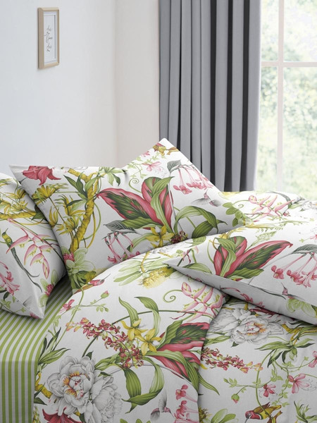 Изображение товара Комплект постельного белья Ночь нежна Гарден бердс 1.5сп 70x70 / 70823-1+70471-8