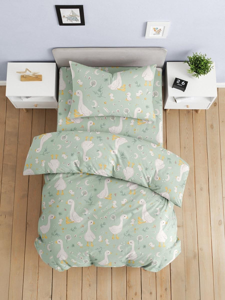 Изображение товара Комплект постельного белья Ночь нежна Гусяточки 1.5сп 50x70 / 500470-1