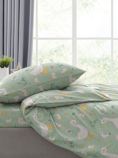 Изображение товара Комплект постельного белья Ночь нежна Гусяточки 1.5сп 50x70 / 500470-1