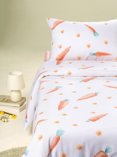 Изображение товара Комплект постельного белья Ночь нежна Кэрот 1.5сп 70x70 / 500447-1+570408-1