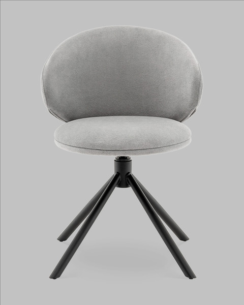 Изображение товара Стул Stool Group Труфальд / SSP 148-86037 (велюр светло-серый)