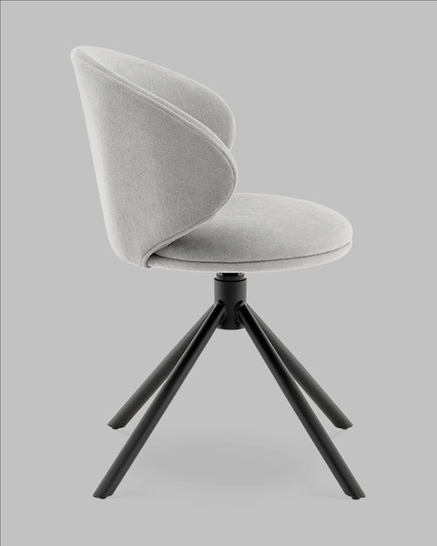 Изображение товара Стул Stool Group Труфальд / SSP 148-86037 (велюр светло-серый)