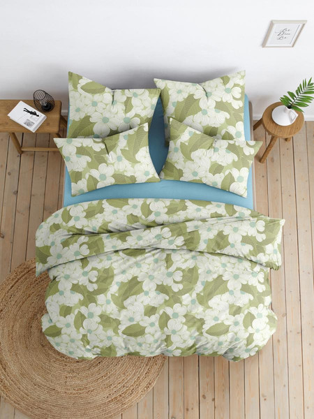 Изображение товара Комплект постельного белья Ночь нежна Нина Евро 70x70 / 20624-1+21141-7